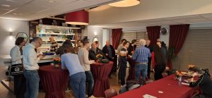 Gezelligheid voor start ronde 5