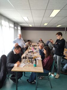 Onze Annelie tegen Drago Bosnjak. Annelie won.