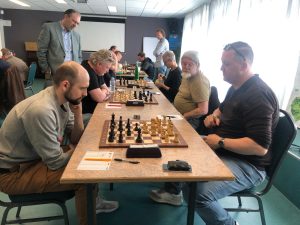 Team 1 Bord 1 met kopman Michal