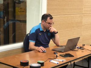 Maarten van Laatum, in actie tijdens het Limburg Open